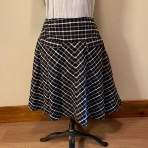 Plaid skater skirt- eShakti L/14